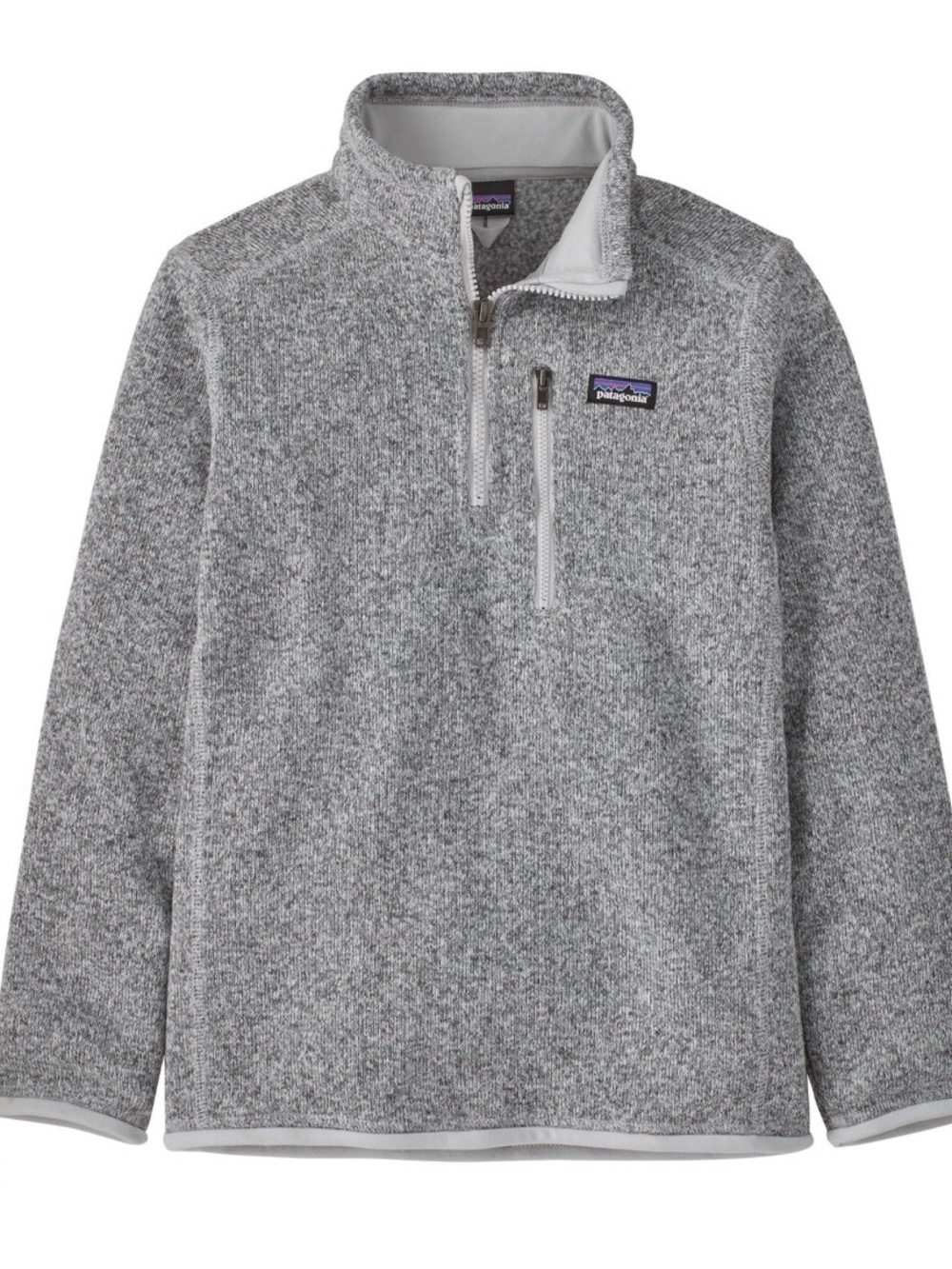 Patagonia Women's Heathered Grey Quarter-Zip Pullover